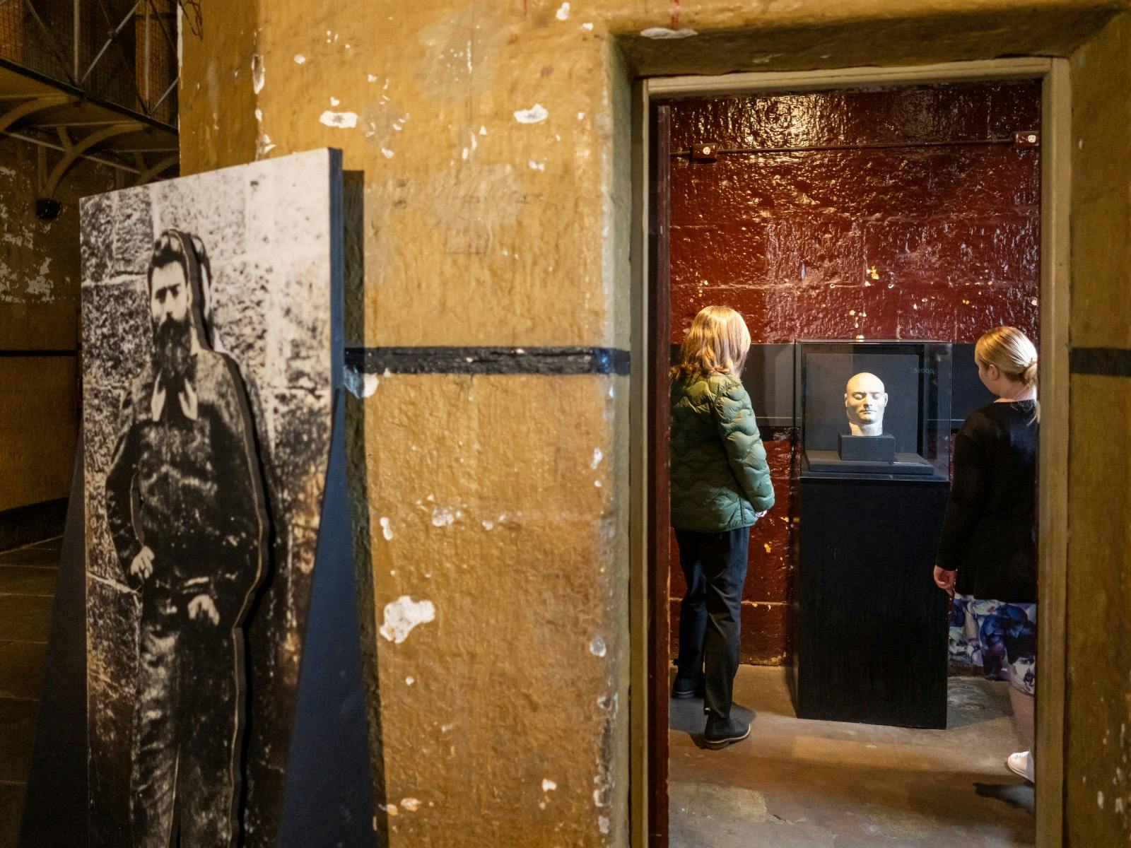 See Ned Kelly's death mask