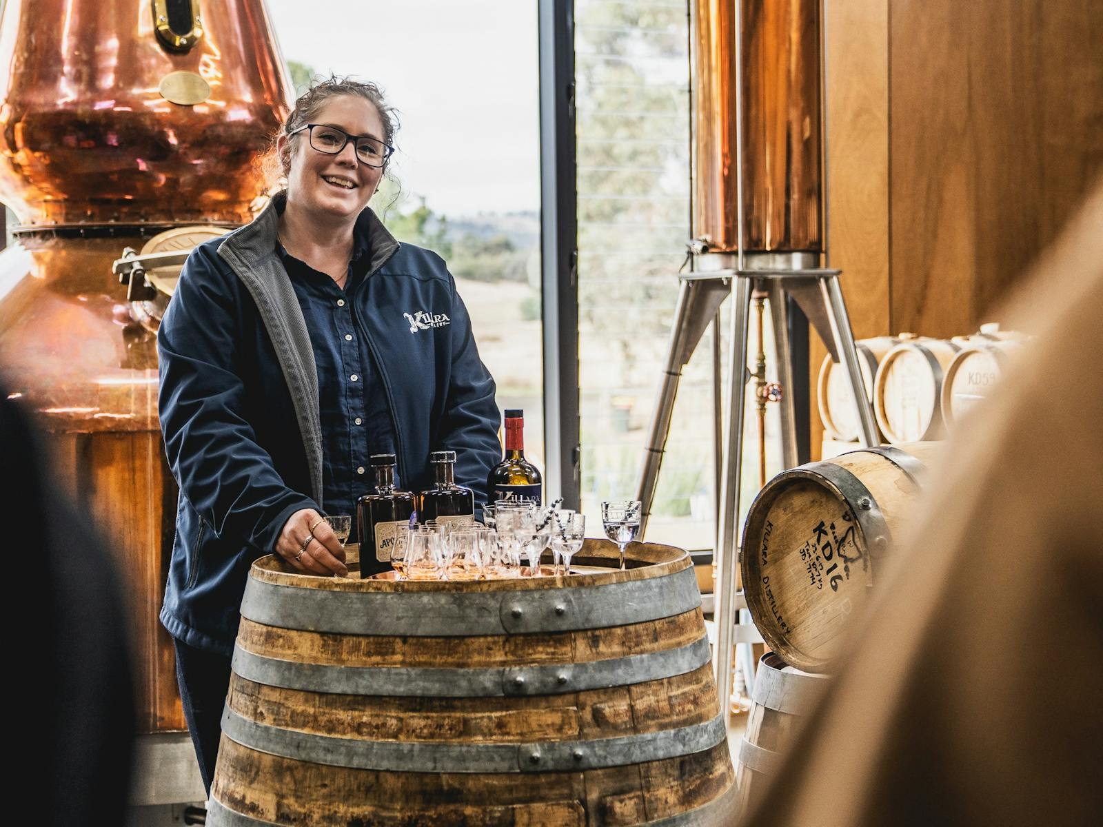 Taste botanical gins, vodkas and liqueurs at Killara Distillery