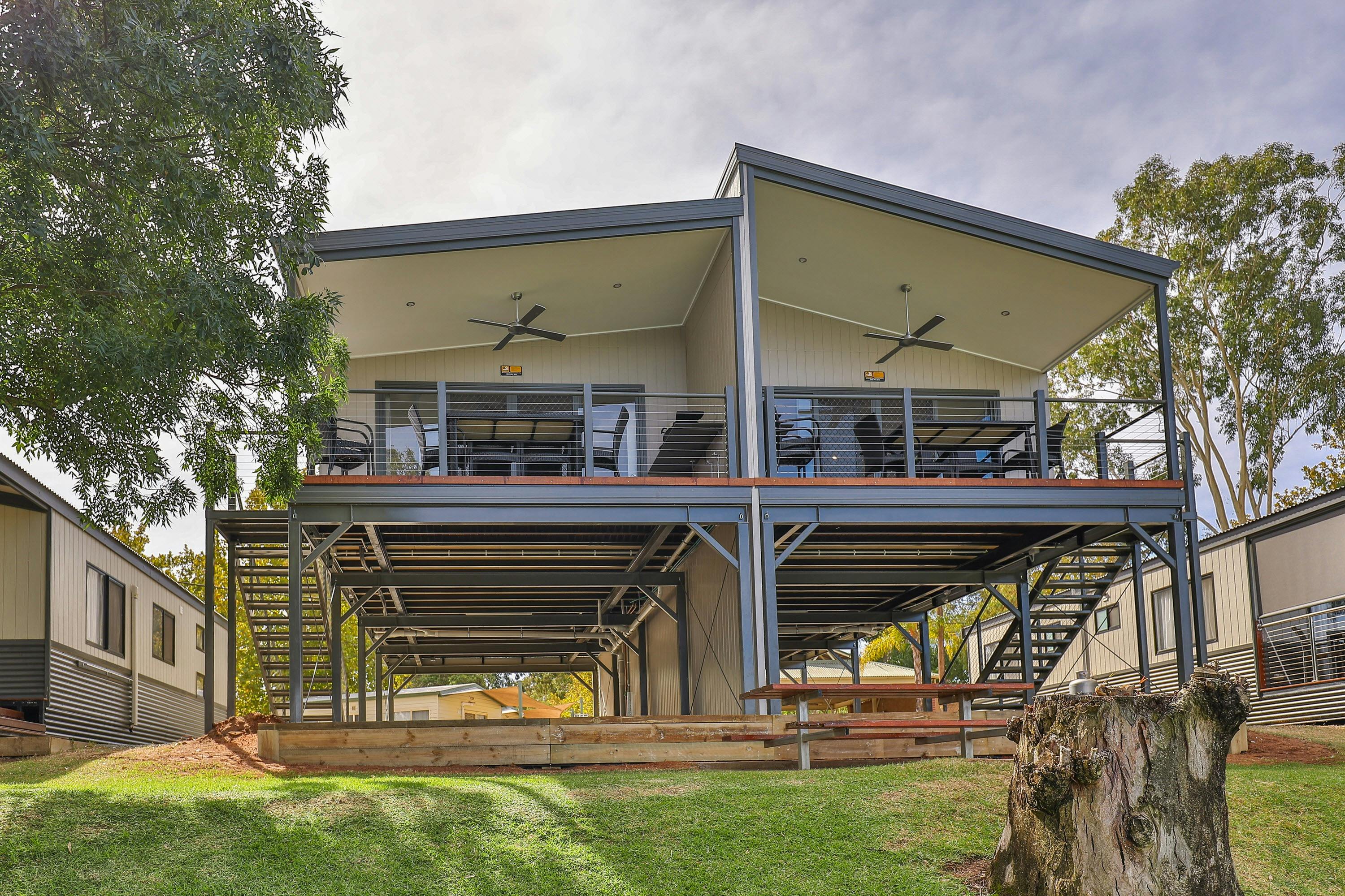 Elevated Riverfront Cabin