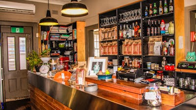 Front counter of the Albion Cafe