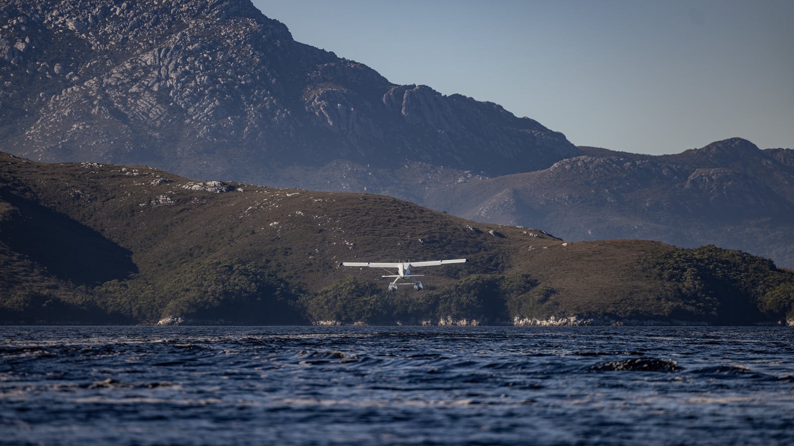 Seaplane flights between Hobart Waterfront and Tasmania's southwest wilderness
