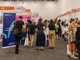 A crowd shot from the Brisbane Disability Expo 2023