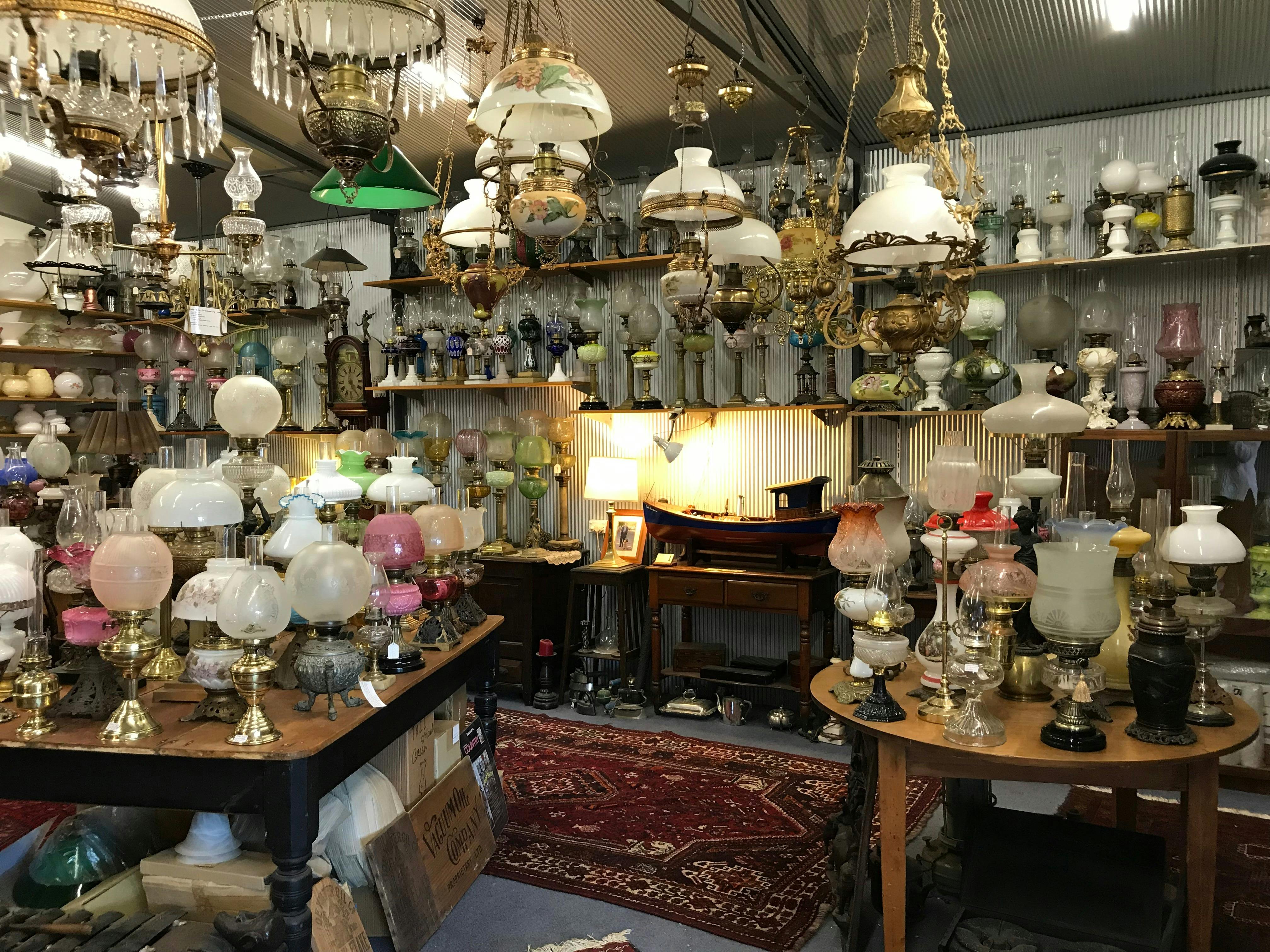 oil lamps braidwood