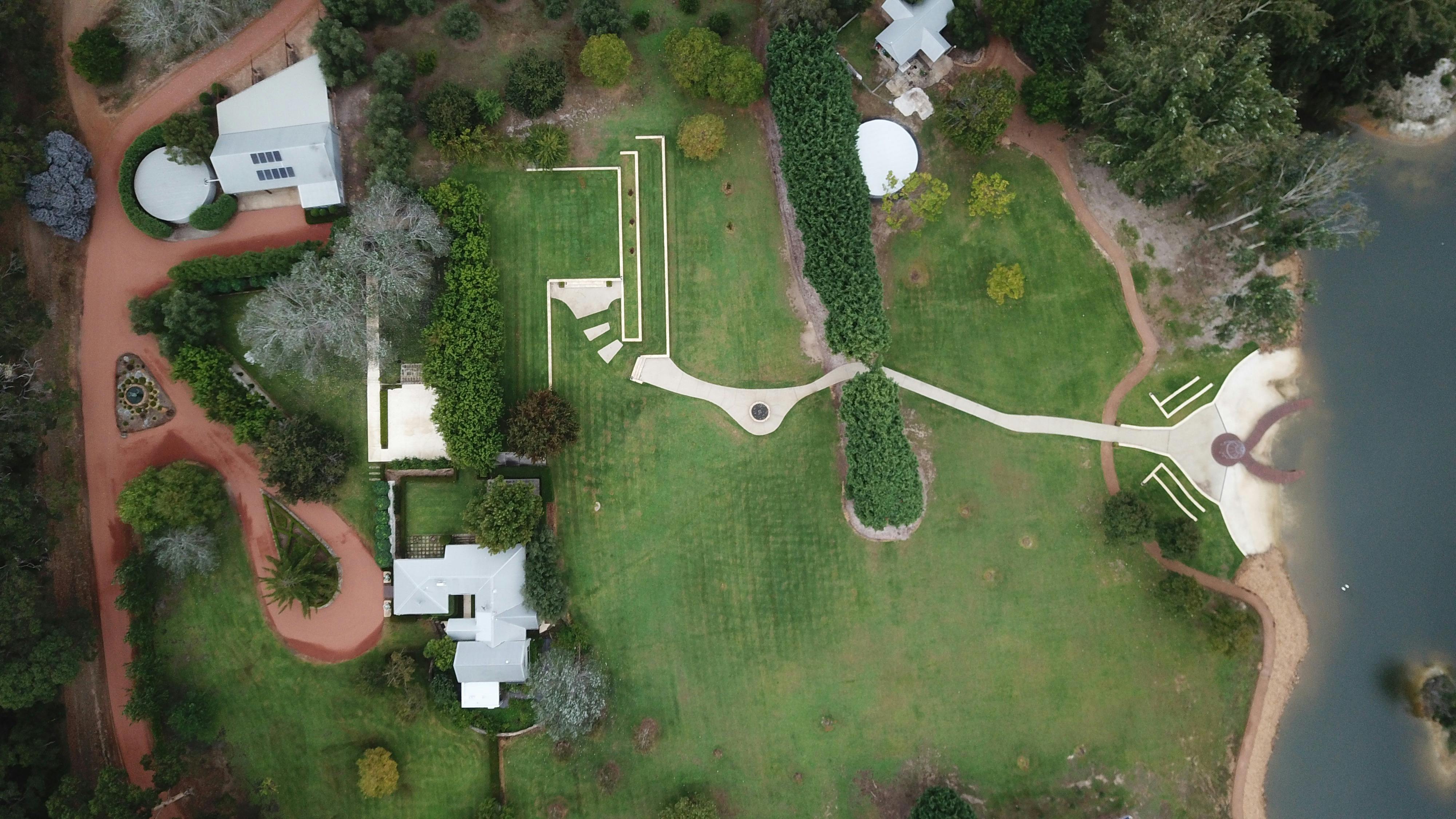 Birds eye view, Losari Gardens