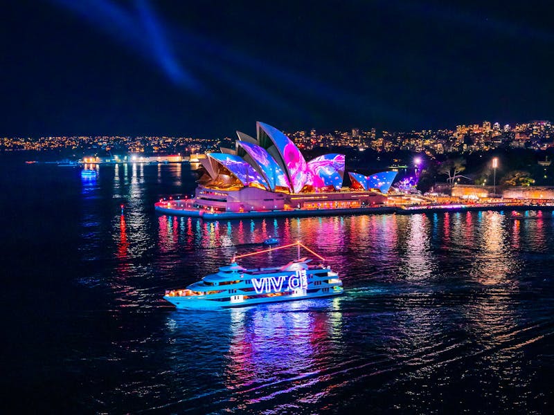 Image for Vivid Sydney Gold Dinner Cruise - Captain Cook Cruises