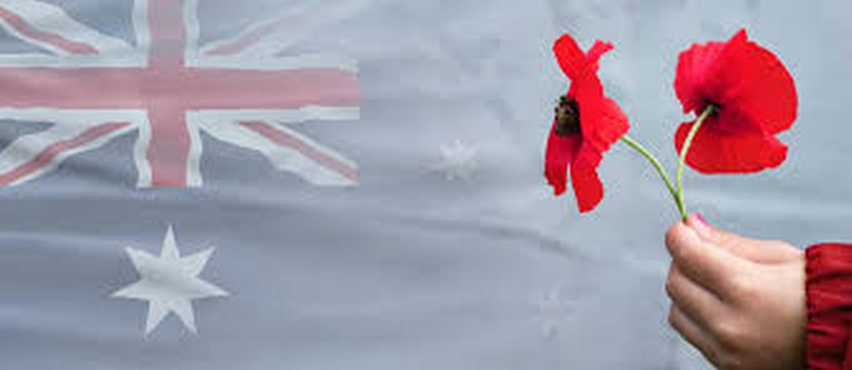 Flag and Poppy