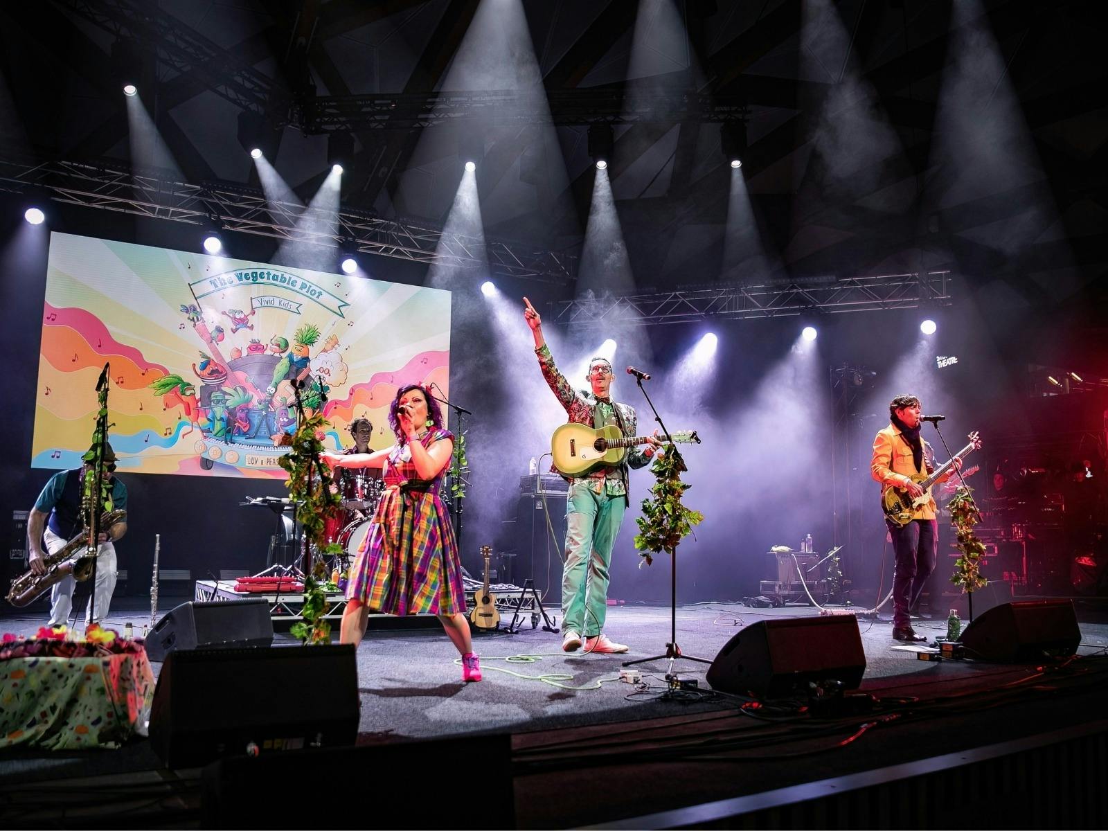 group photo of band