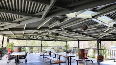 Outdoor deck at Criterion