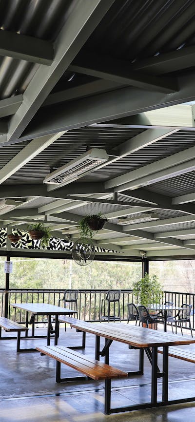 Outdoor deck at Criterion