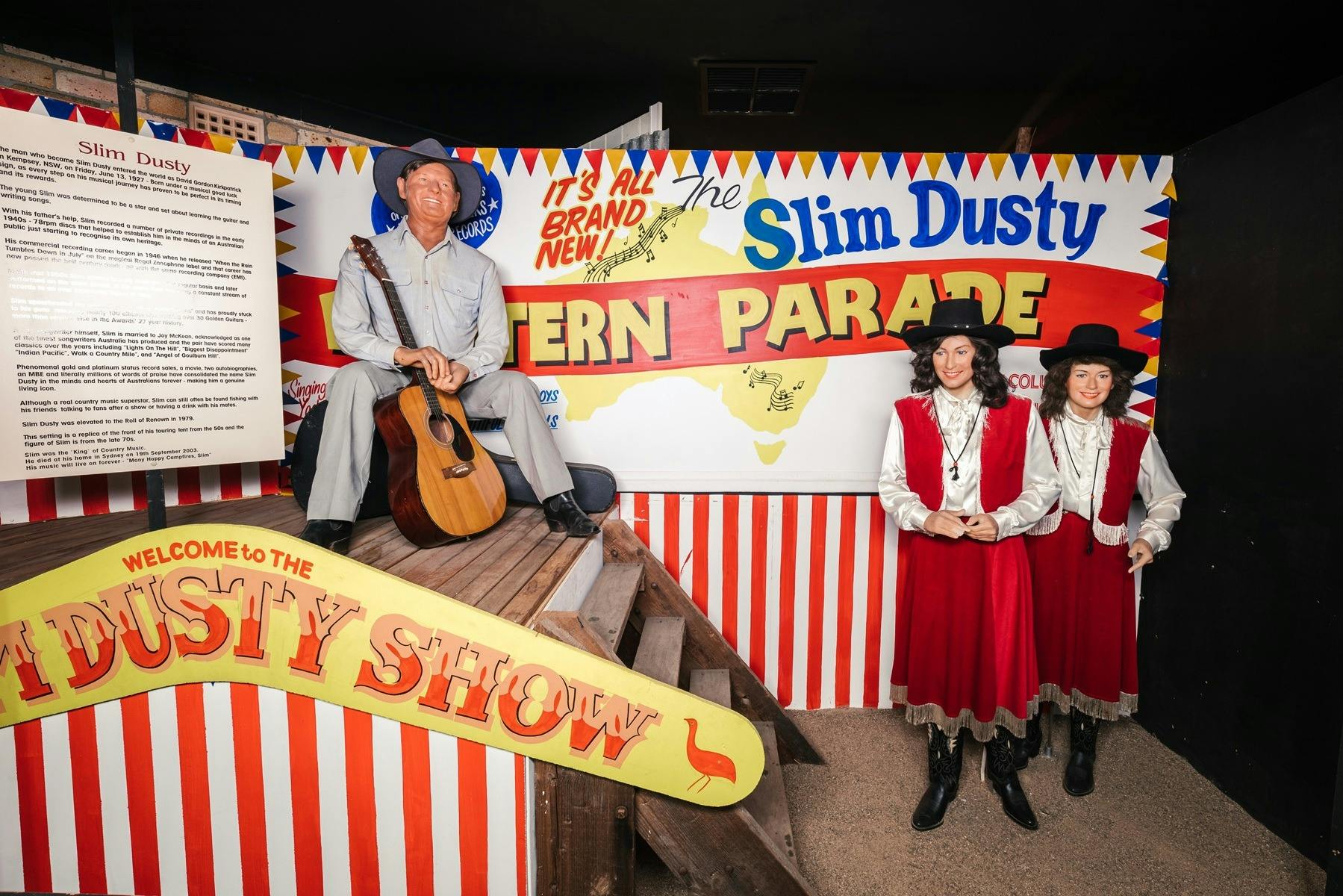 Slim Dusty und die McKean-Schwestern