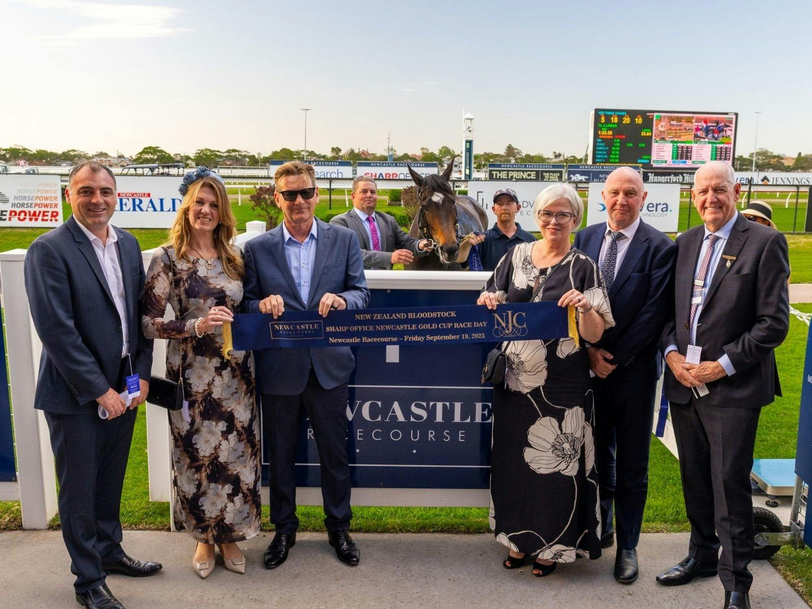 Racing at Newcastle Racecourse