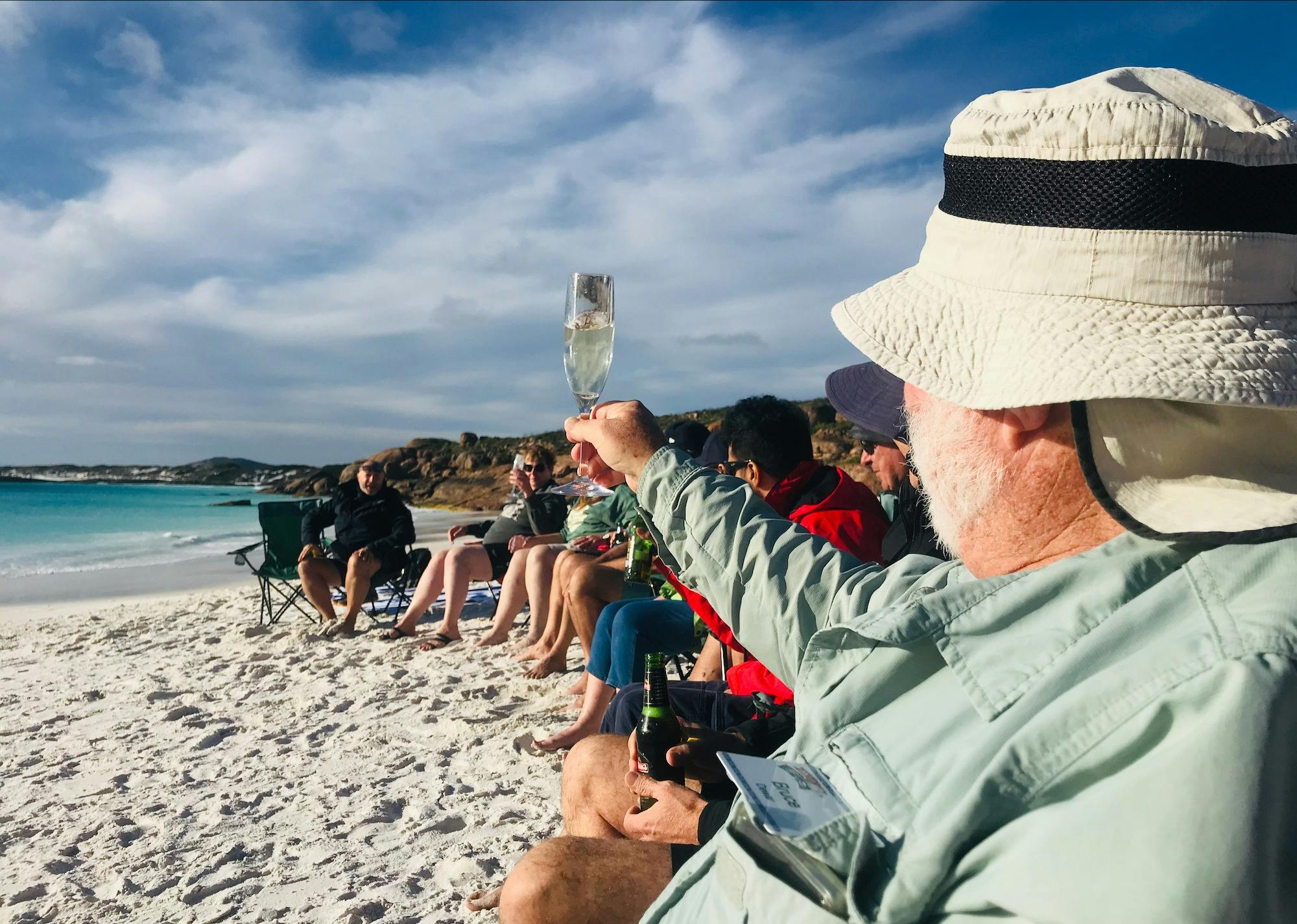 Lucky Bay Sunset Drinks