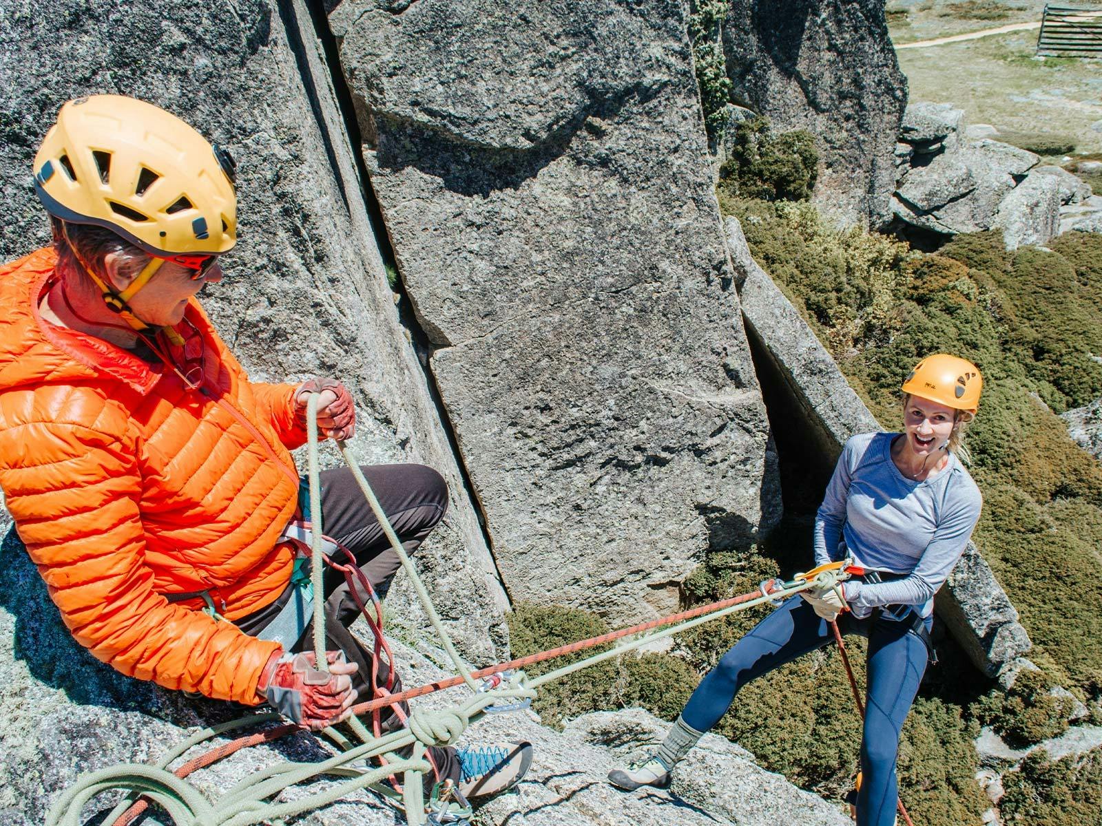 Rockclimbing at Eagle Rock