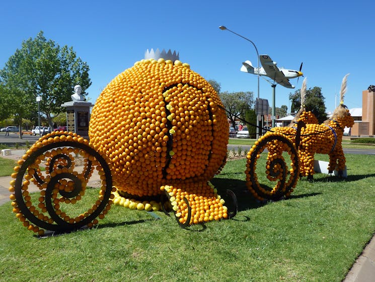 Orange Cinderella Carriage