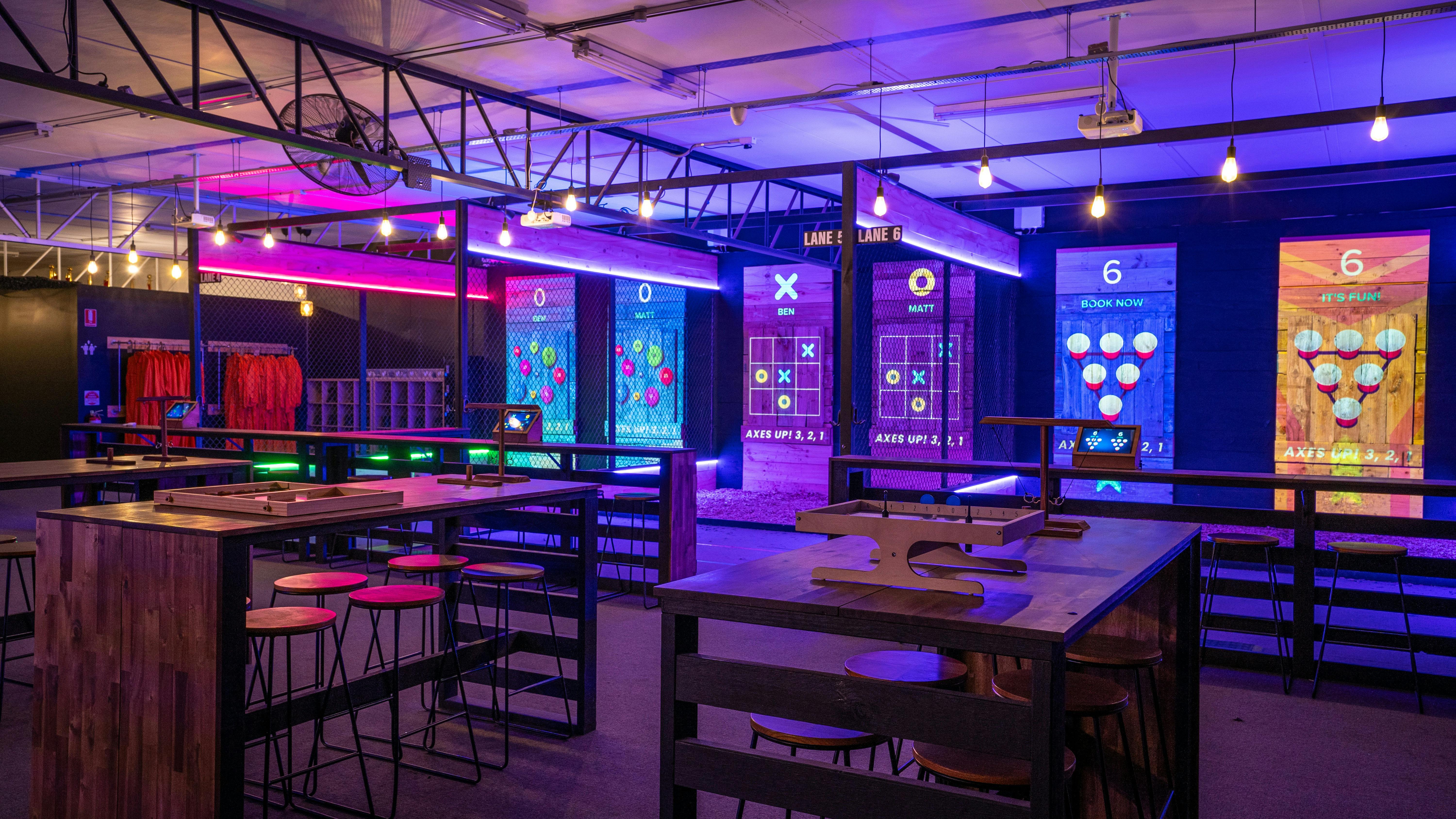 Axxe Lanes 4, 5, and 6