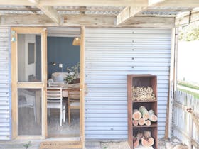 Firewood  provided to keep you toasty warm during your stay