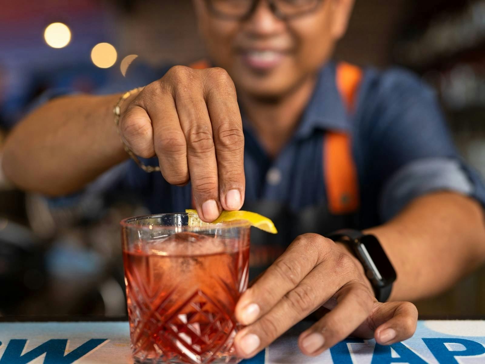 Cocktails at the Sandbar