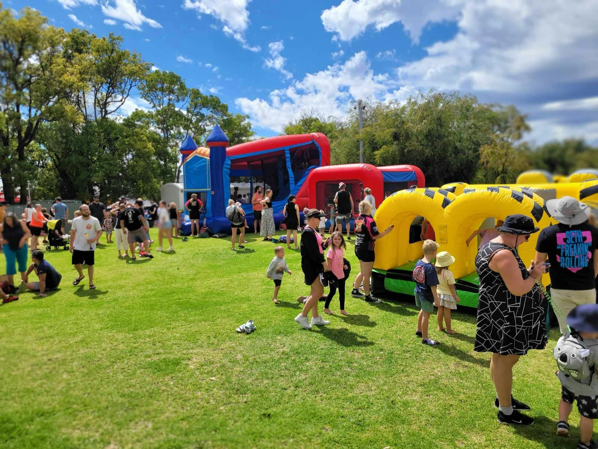 Families on Bouncy Castles