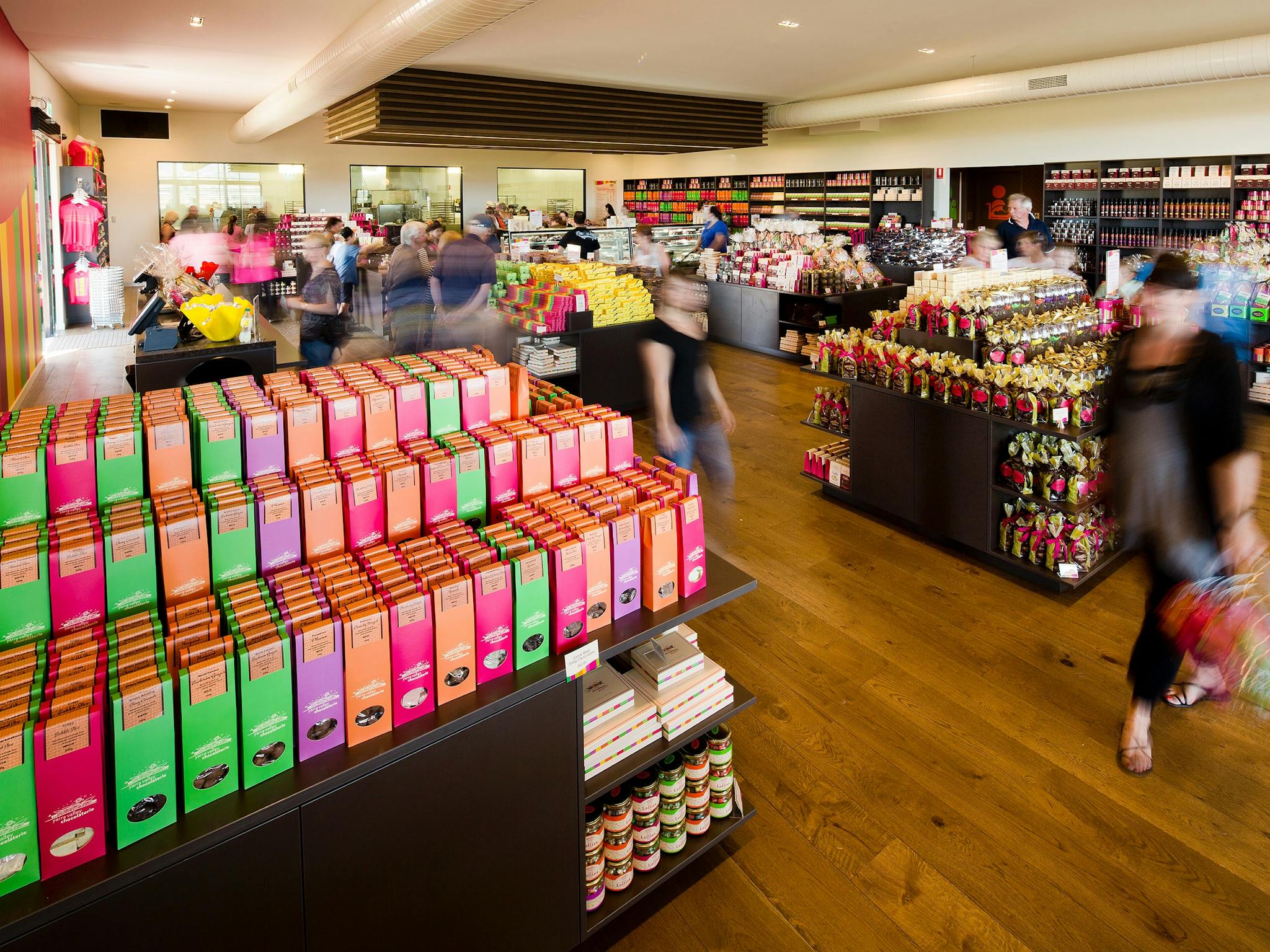 Yarra Valley Chocolaterie chocolate filled showroom