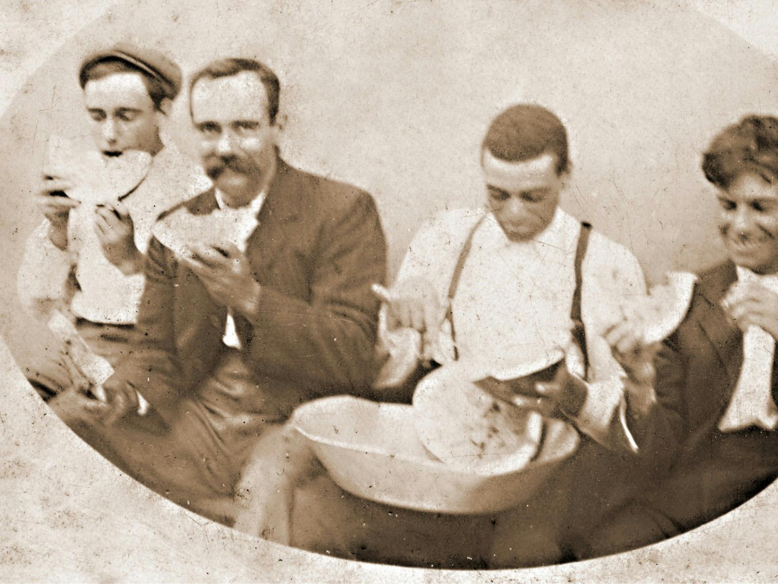 2nd from left young Herbert Porter