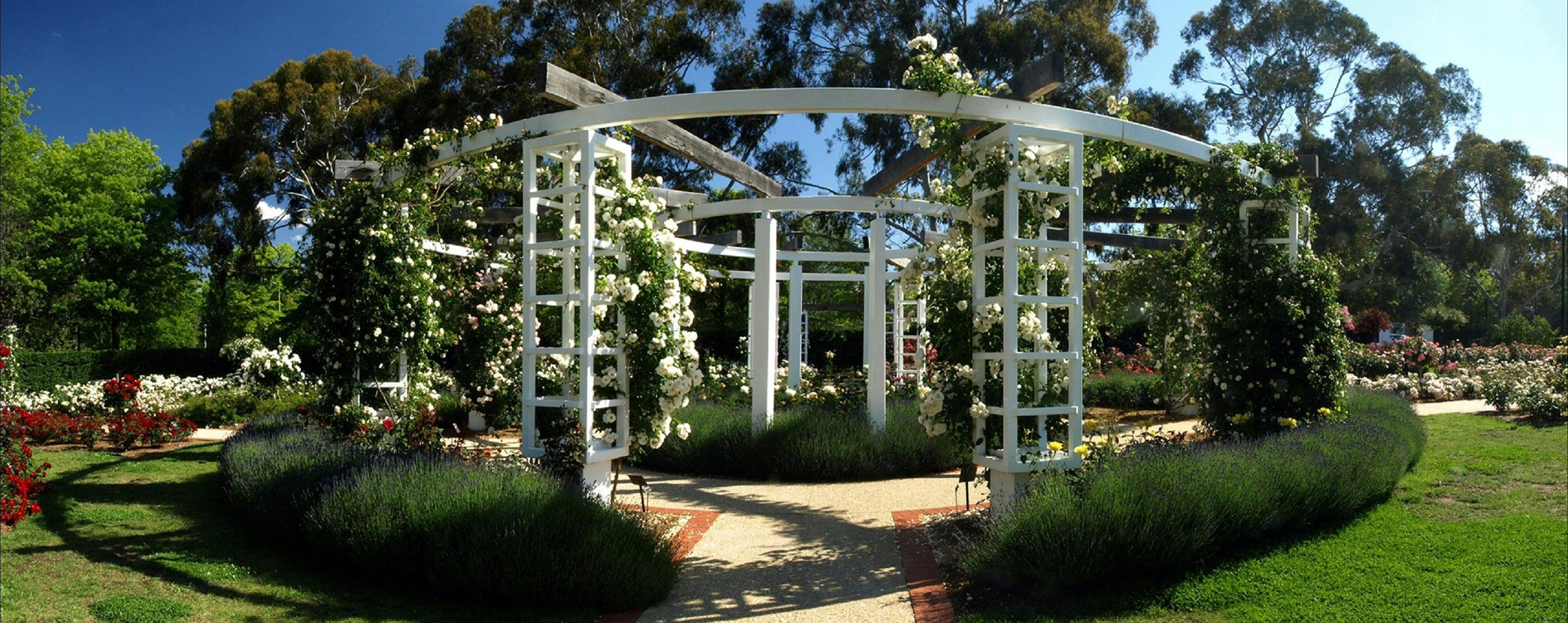 Arbor in the centre of the Ladies Garden