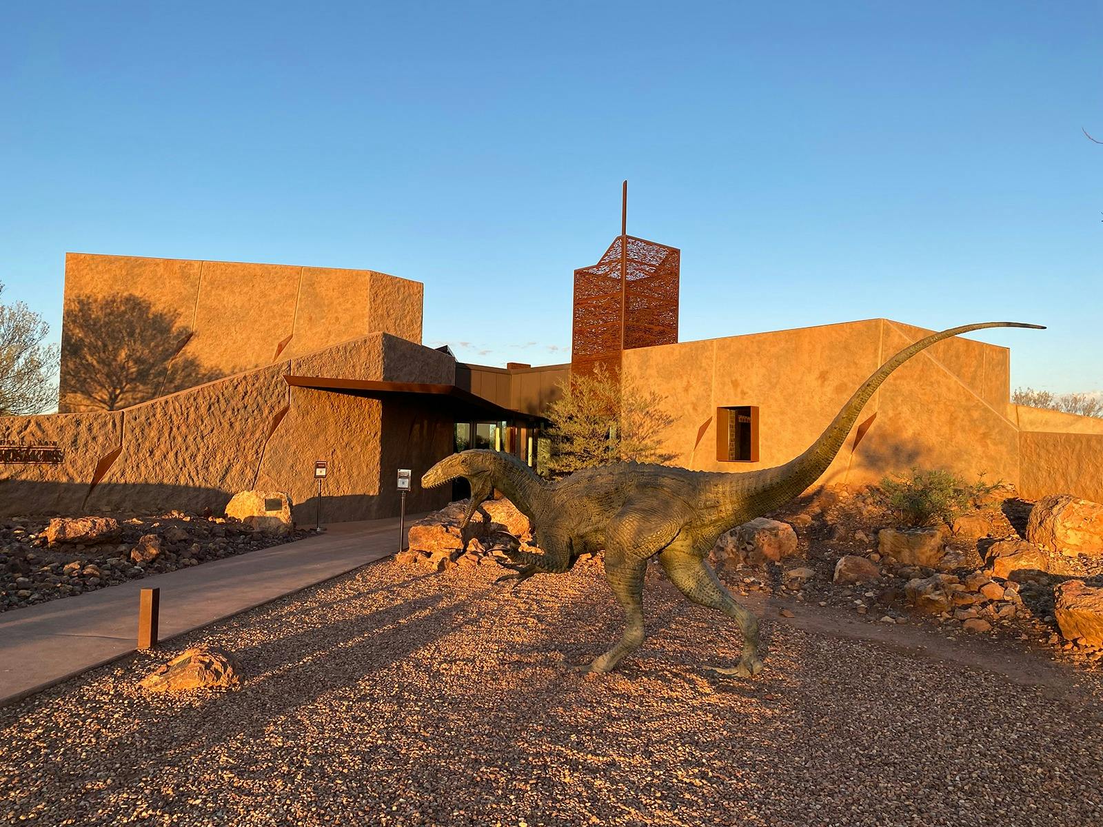 See the dinosaurs in Winton