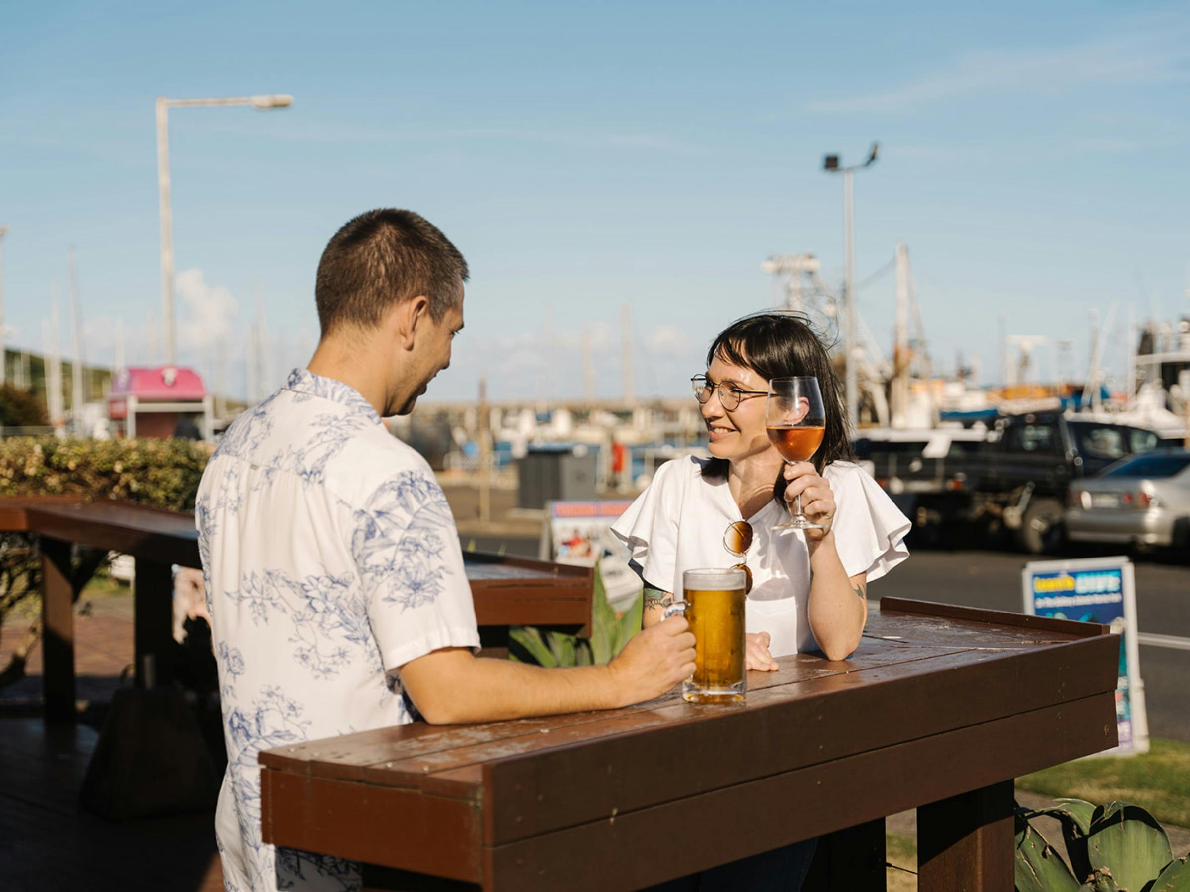 Beer garden and Happy Hours!