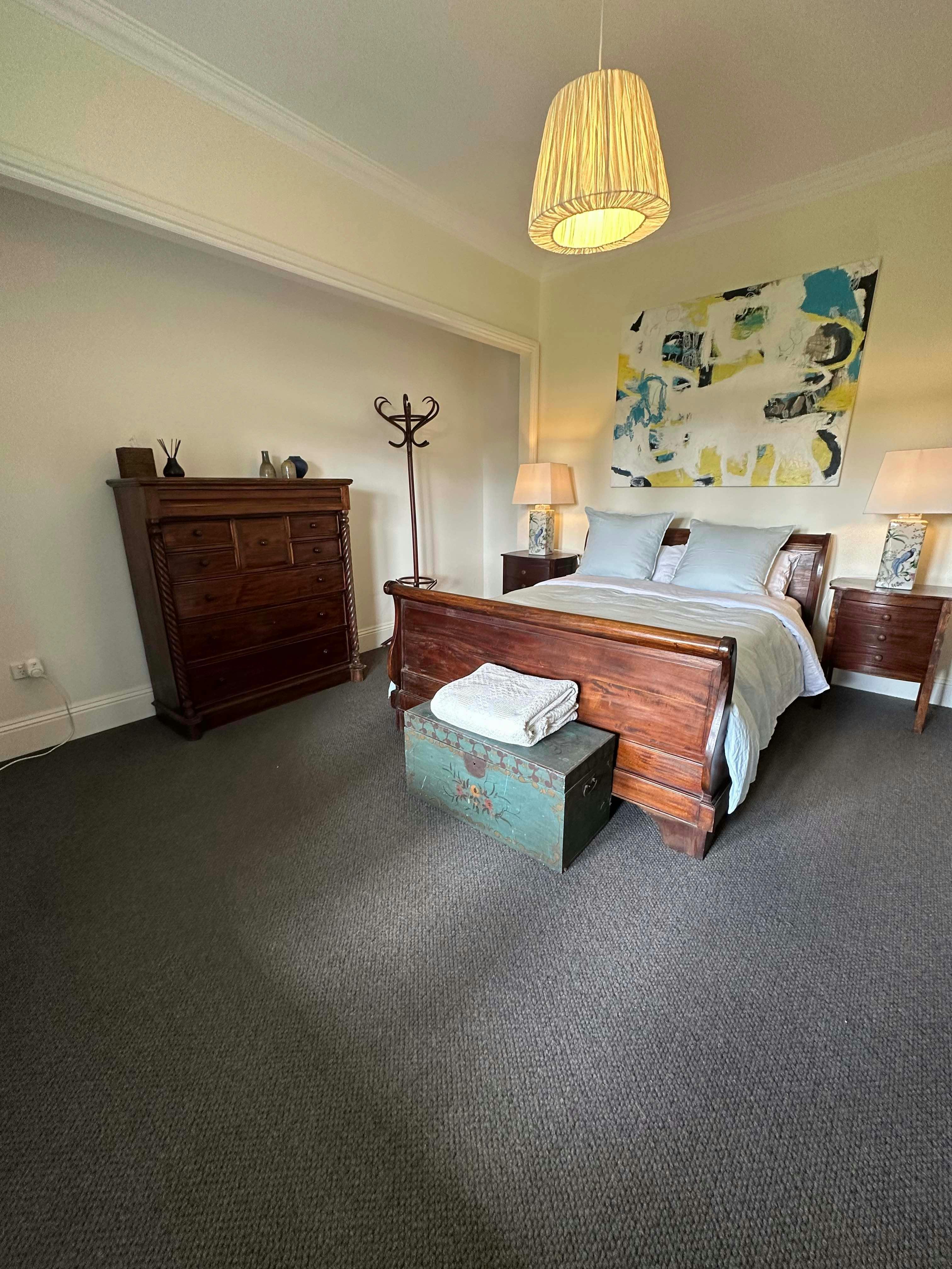 With French doors out to the verandah