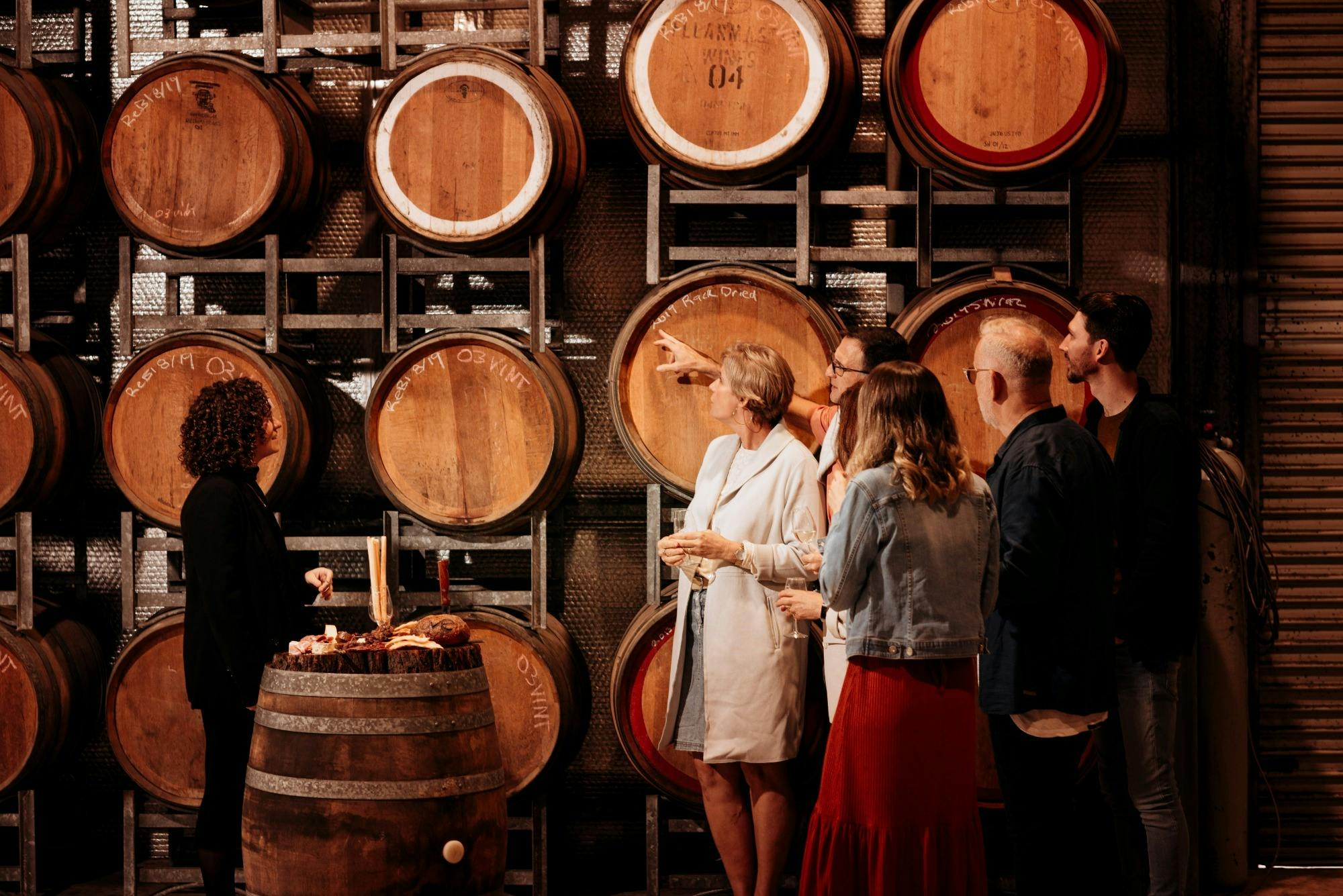 In the Winery with one of our winemakers