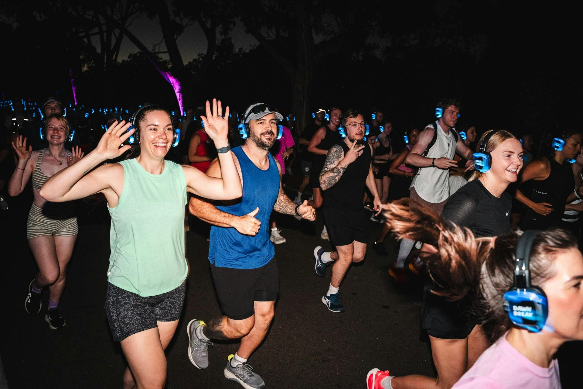 Runrise Sunrise silent disco