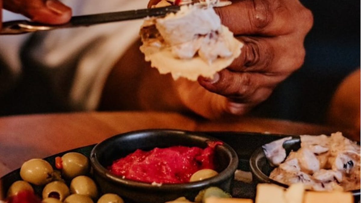 Person eating