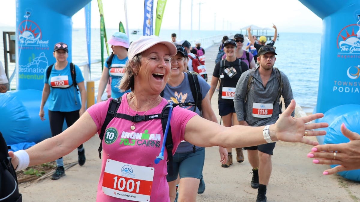 The Great Island Trek start line