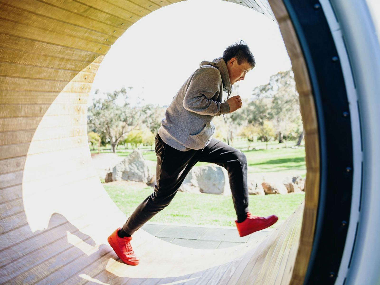 カウラの自然をベースにした冒険遊び場