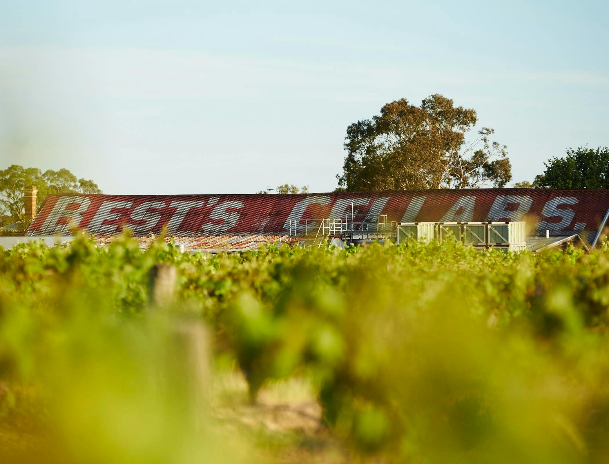 Best's Wines historic roof sign