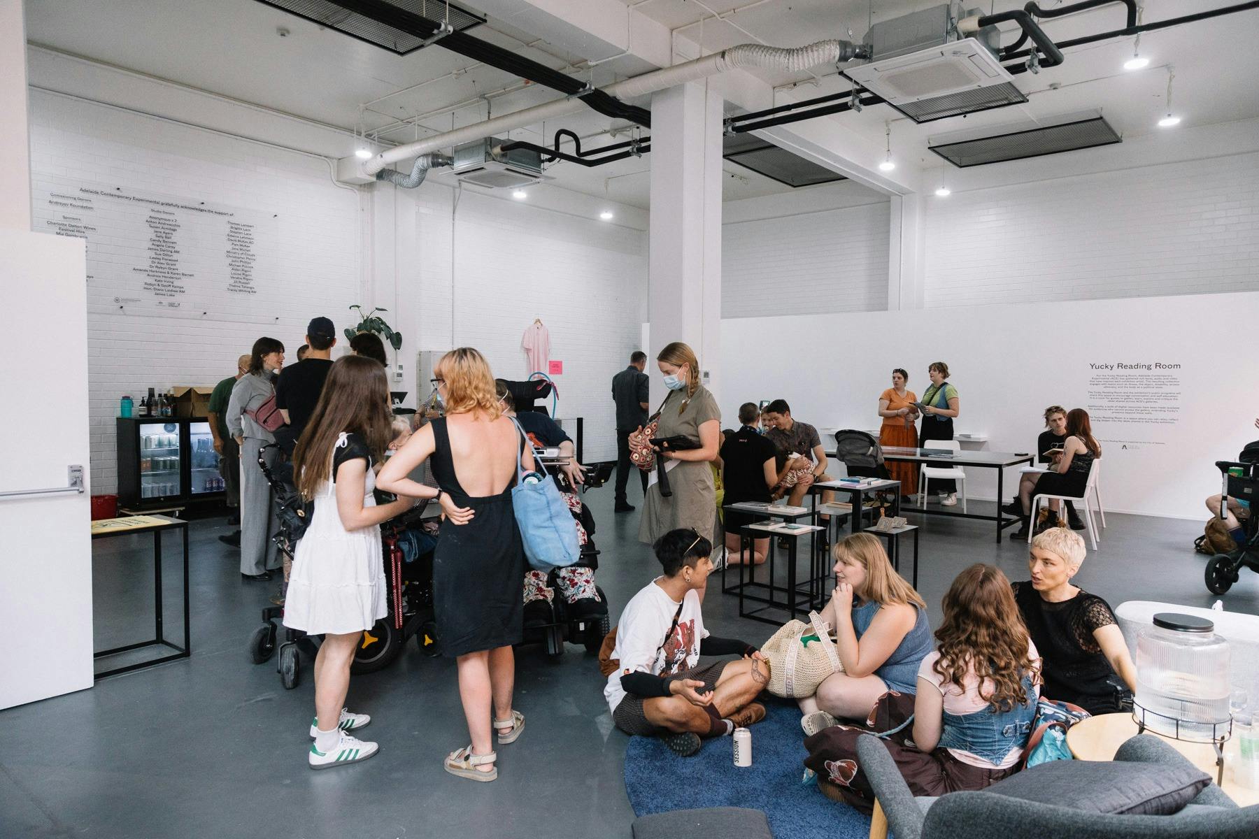 Opening Night: ‘Yucky’ (2024), event documentation, Adelaide Contemporary Experimental.