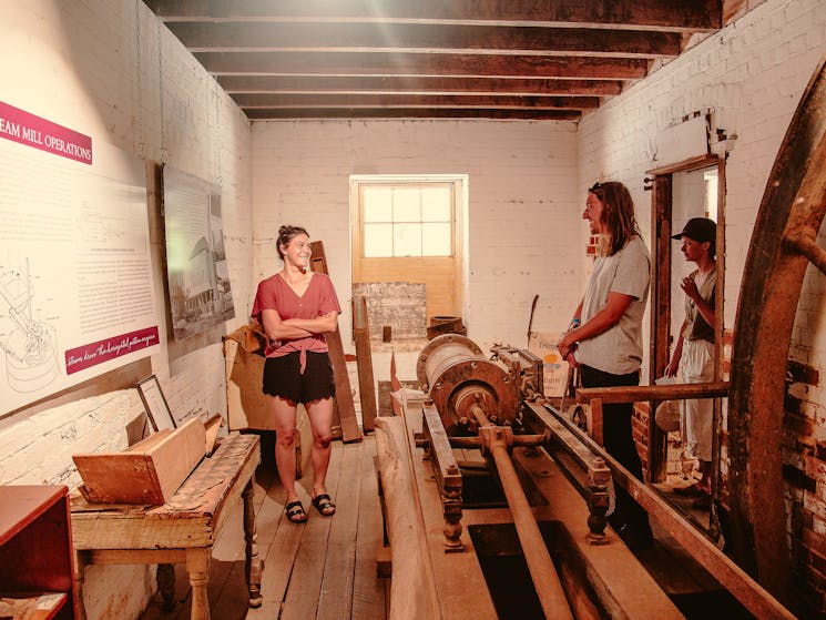 Inside the Rockley Mill & Stables Museum