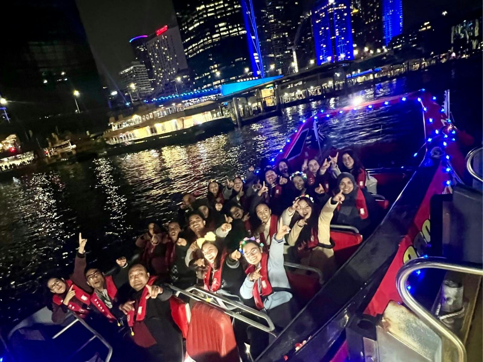 Oz Jet Boating - VIVID Sydney Sightseeing Cruise