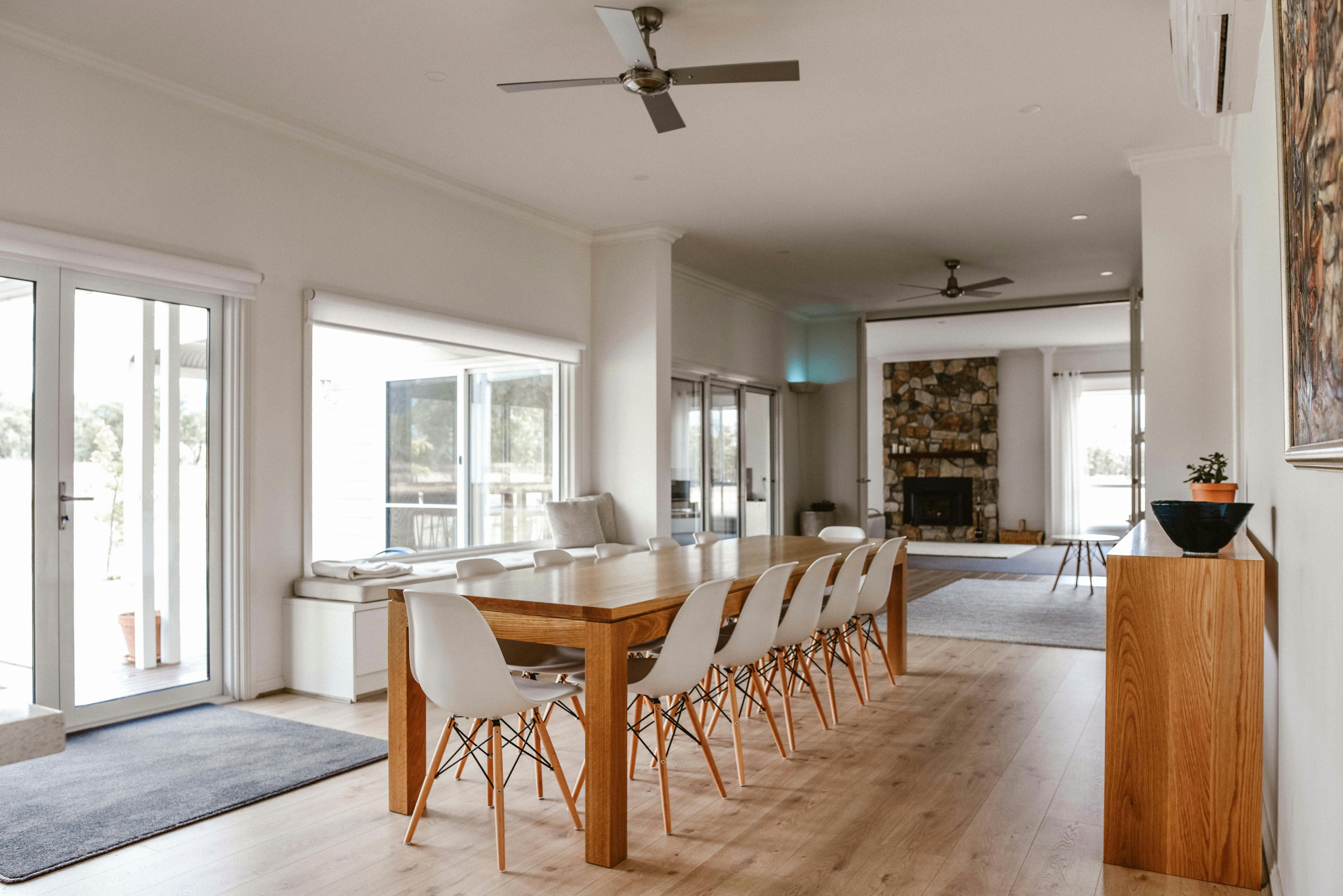 Open Plan Kitchen,  Dining area and Window Seat