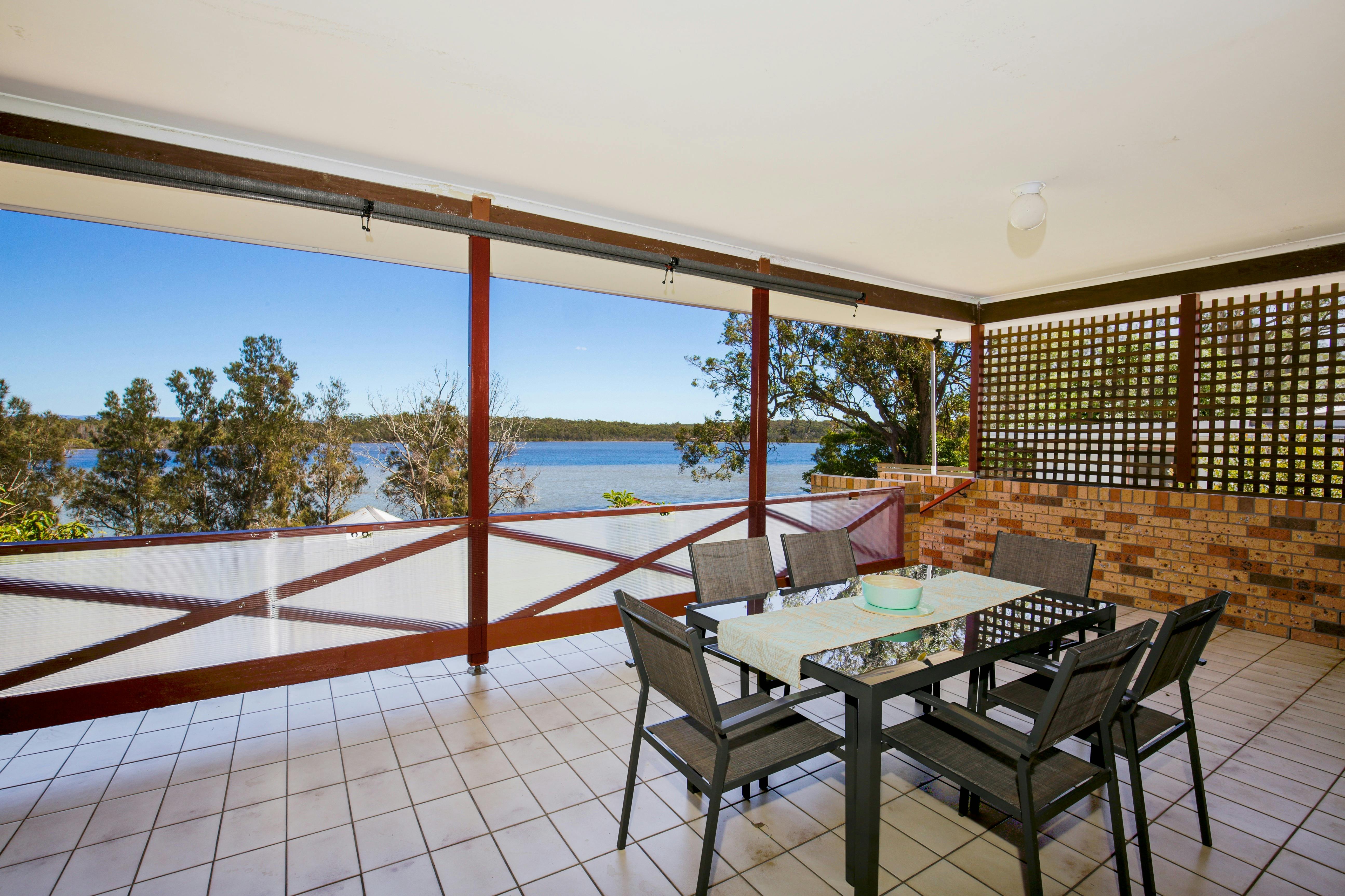 Dining Area with waterfront
