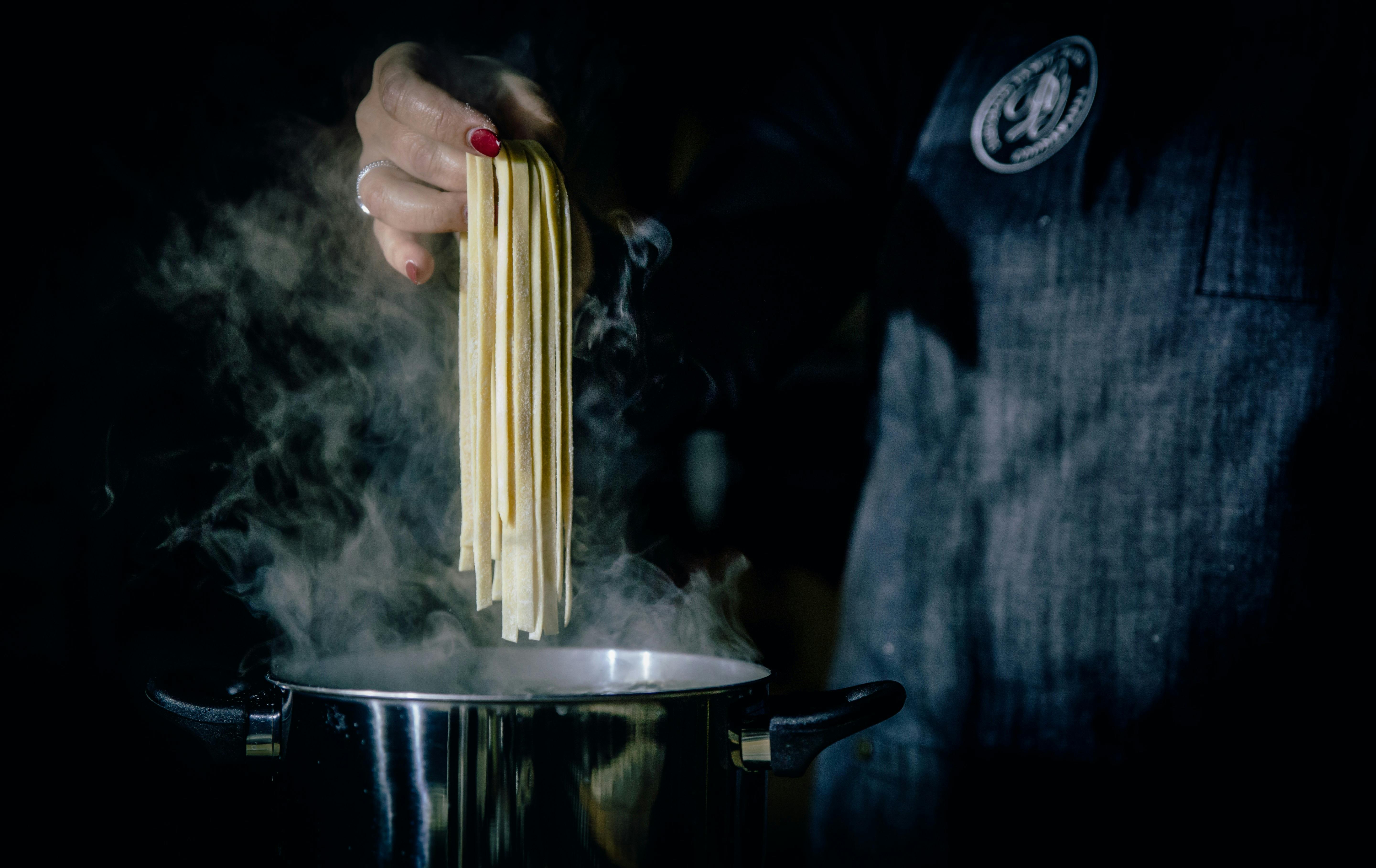 Pasta making lesson