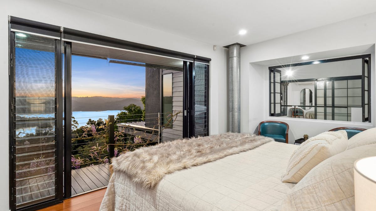 Main bedroom with private balcony