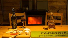 Woodfire and King Island Cheese Parenna Place Pegarah Private Nature Reserve King Island