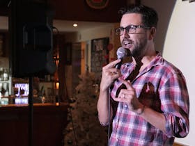 Based Comedy at the Dog and Parrot Tavern