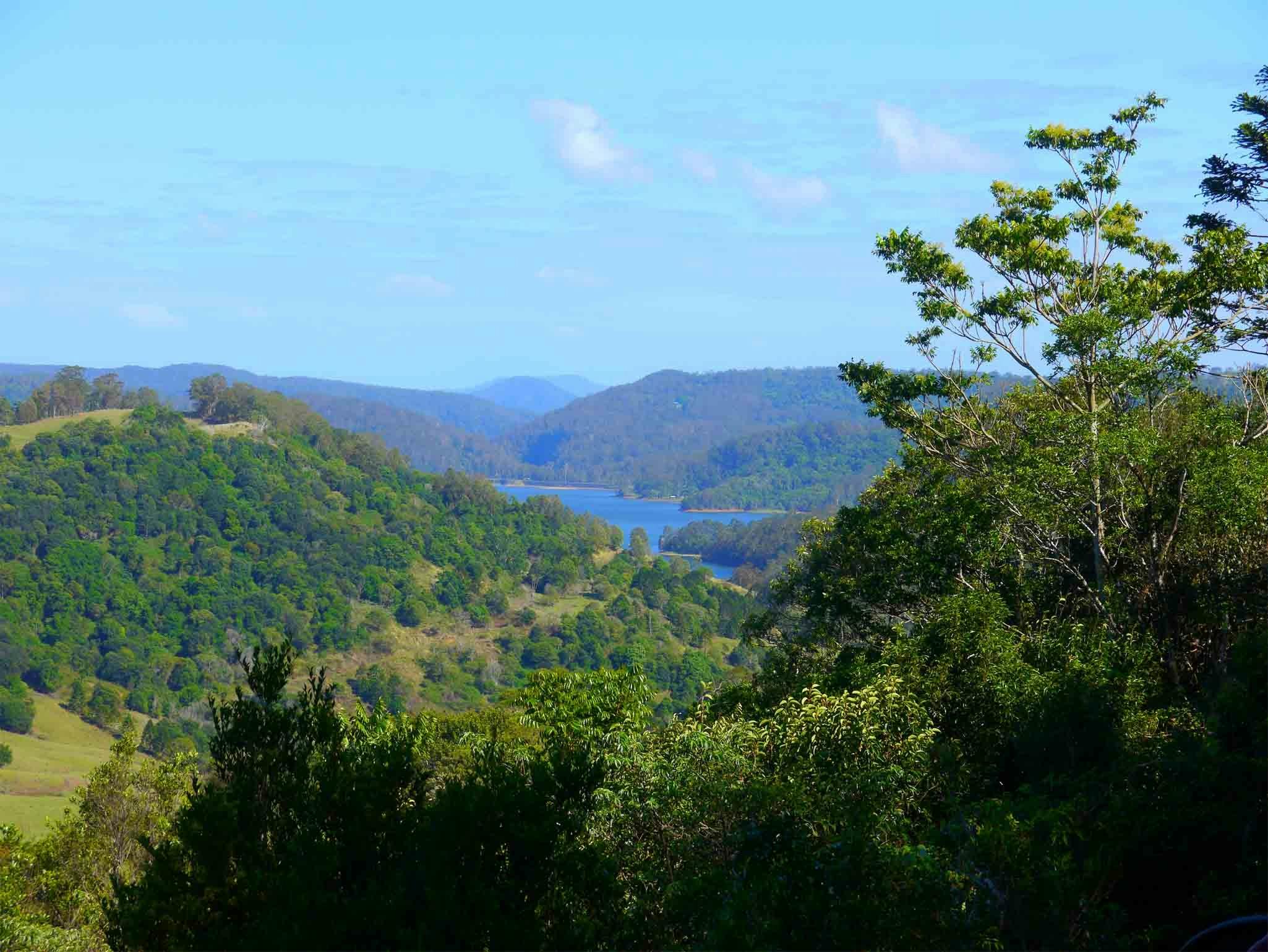 Maleny views from Lillypilly's Cottages