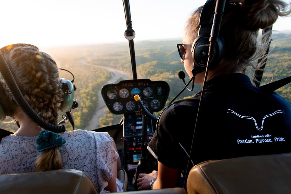 View of Cobbold Gorge from helicopter