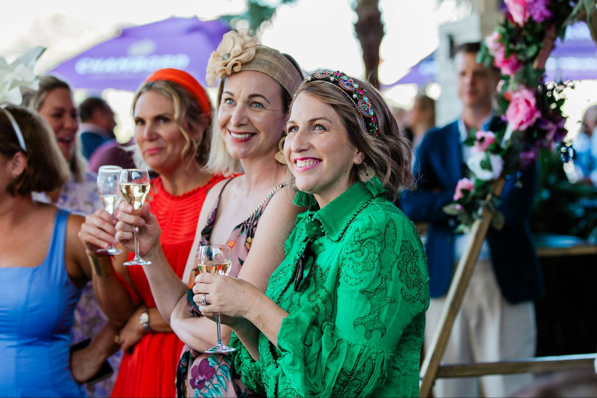 Ladies watching Melbourne Cup