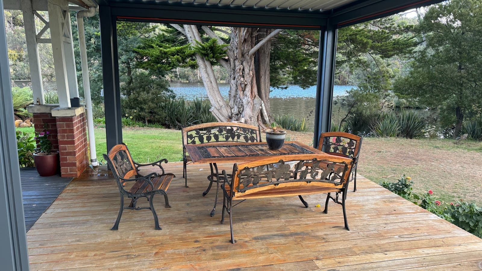 Deck Over Looking Huon River