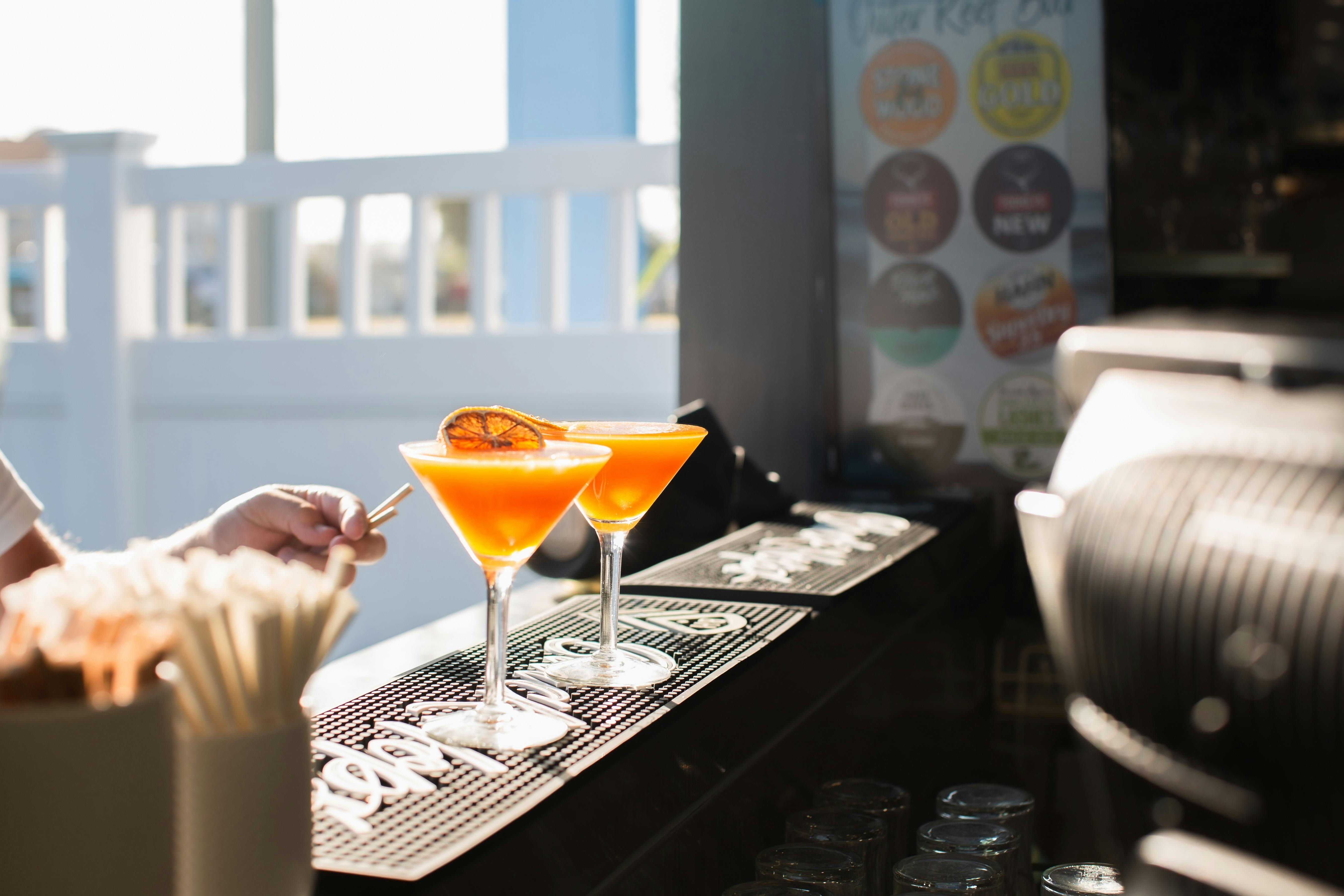 Cocktails at the Outer Reef Bar