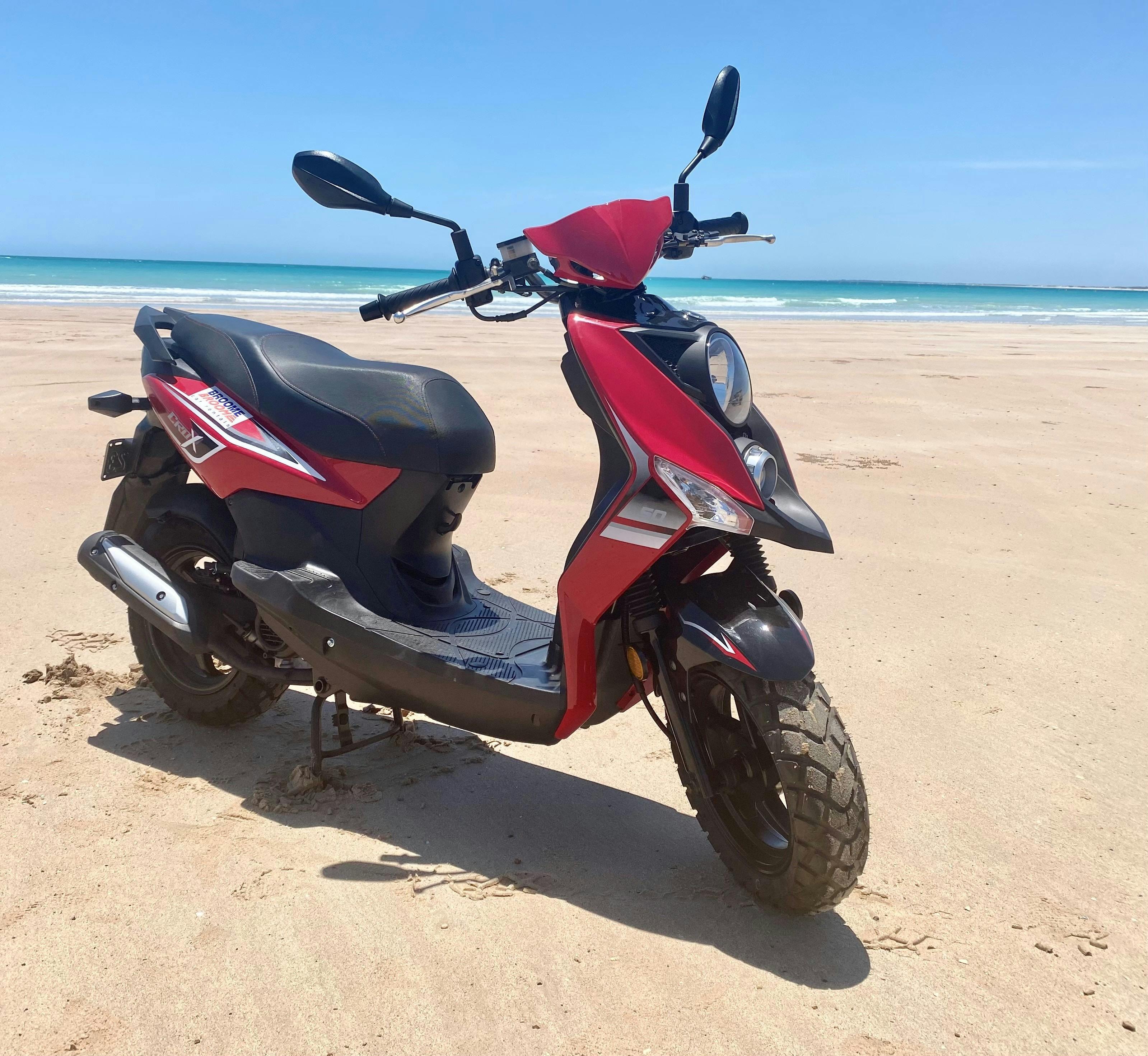 BroomeBroome Car Rentals have 2 Person scooters for hire.