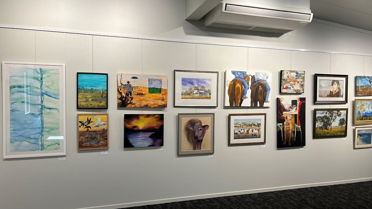 The Art Gallery gas images and sculptures on display. The Art Gallery gas images and sculptures on display.